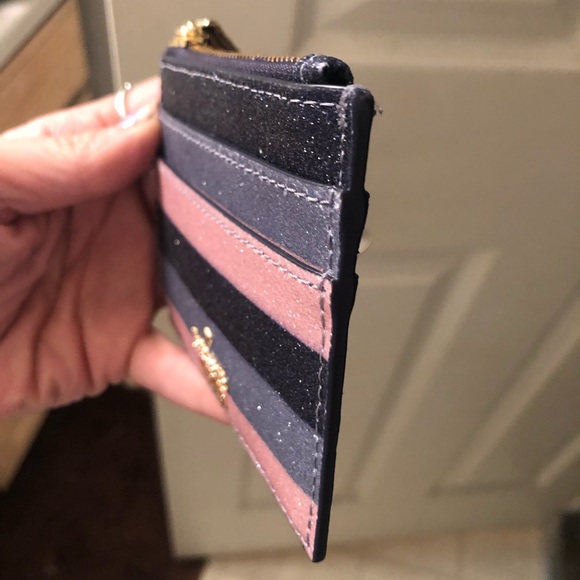 Kate Spade glitter Owen lane lalena card case - Picture 3 of 8